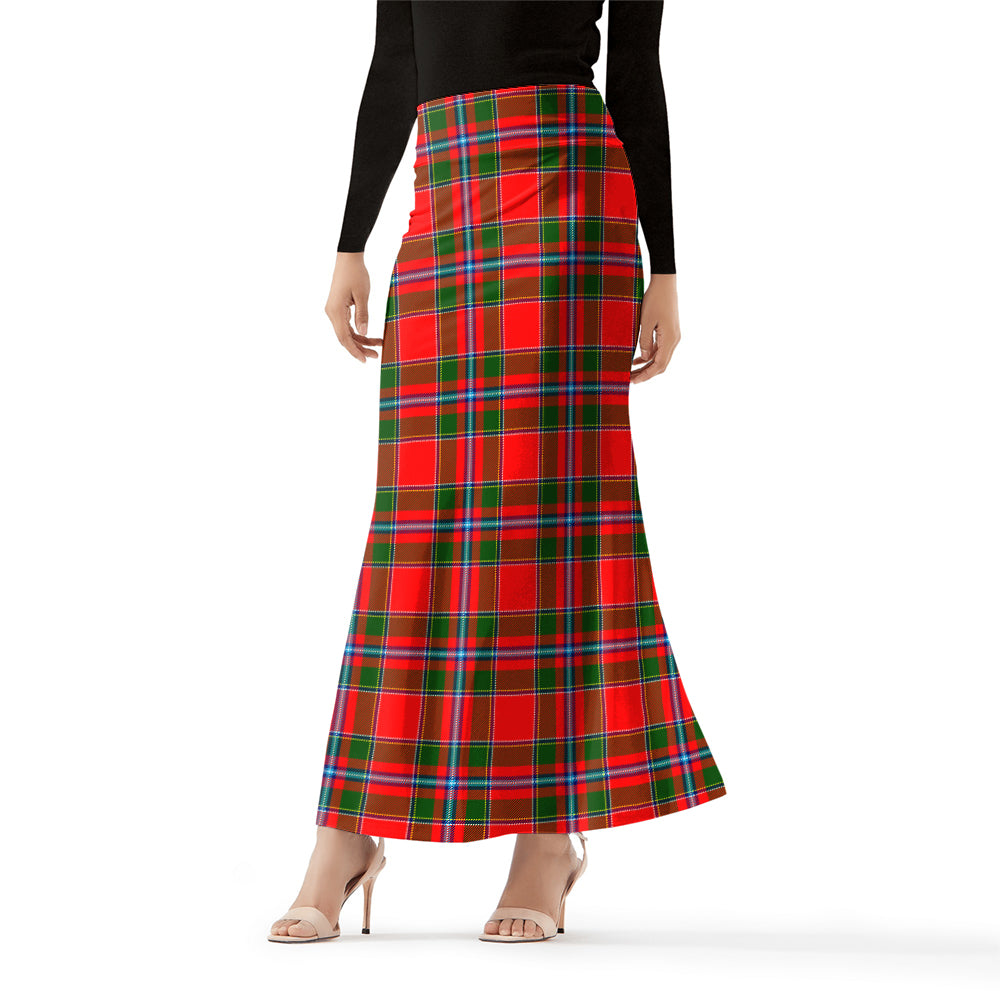 Butter Tartan Womens Full Length Skirt Female