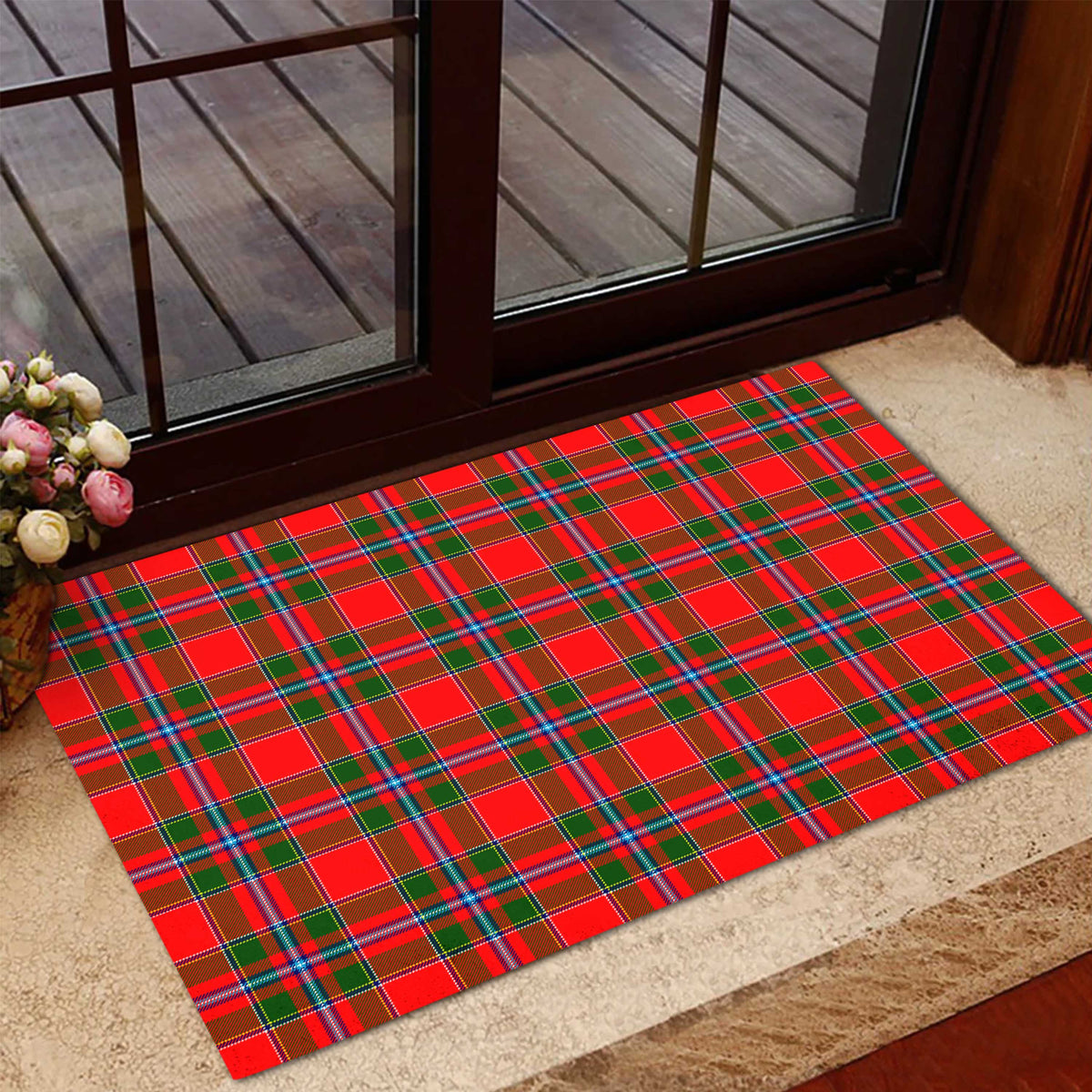 Butter Tartan Rubber Doormat L 60*90cm - Tartan Vibes Clothing