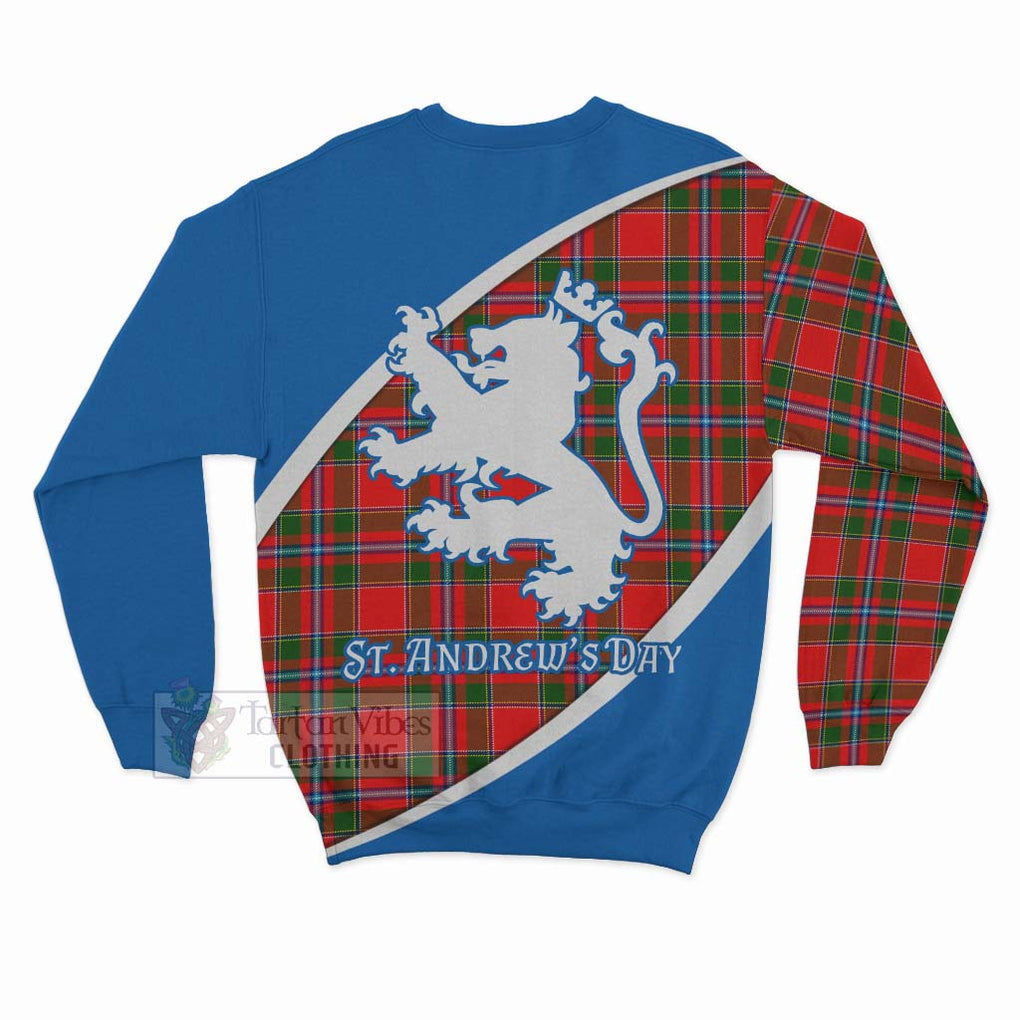 Tartan Vibes Clothing Butter Family Crest Tartan Sweatshirt Celebrate Saint Andrew's Day in Style