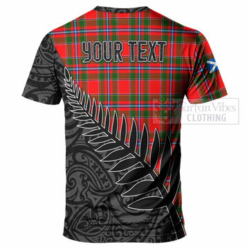 Butter Crest Tartan T-Shirt with New Zealand Silver Fern Half Style