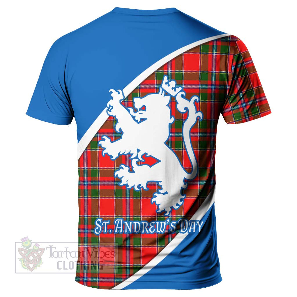 Tartan Vibes Clothing Butter Family Crest Tartan T-Shirt Celebrate Saint Andrew's Day in Style