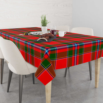 Butter Tartan Tablecloth with Family Crest M 39.4"x59"(100x150cm) - Tartan Vibes Clothing