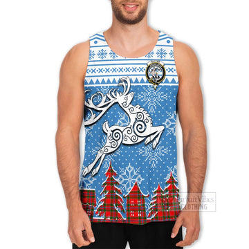 Butter Clan Christmas Men's Tank Top Celtic Reindeer Style