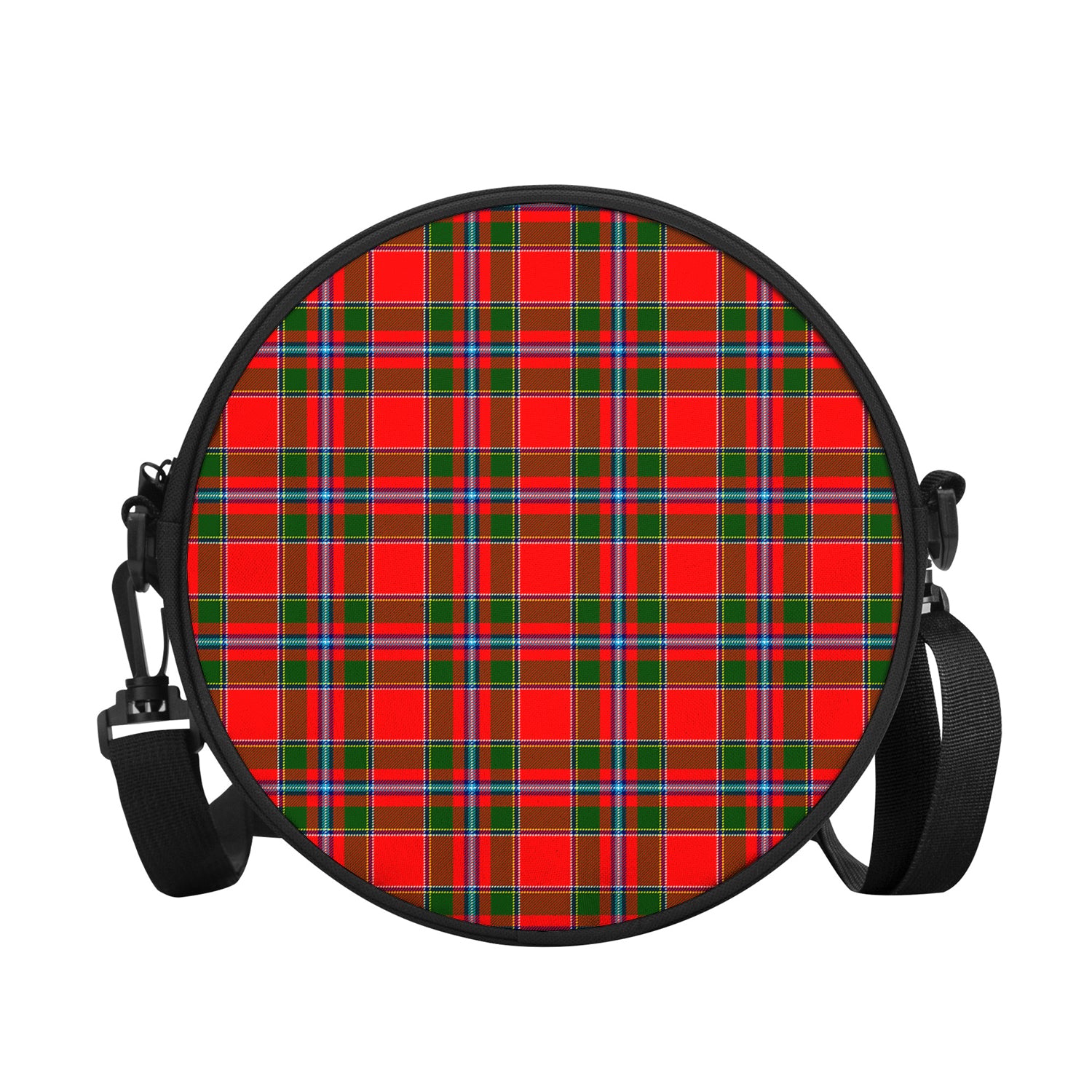 Butter Tartan Round Satchel Bags