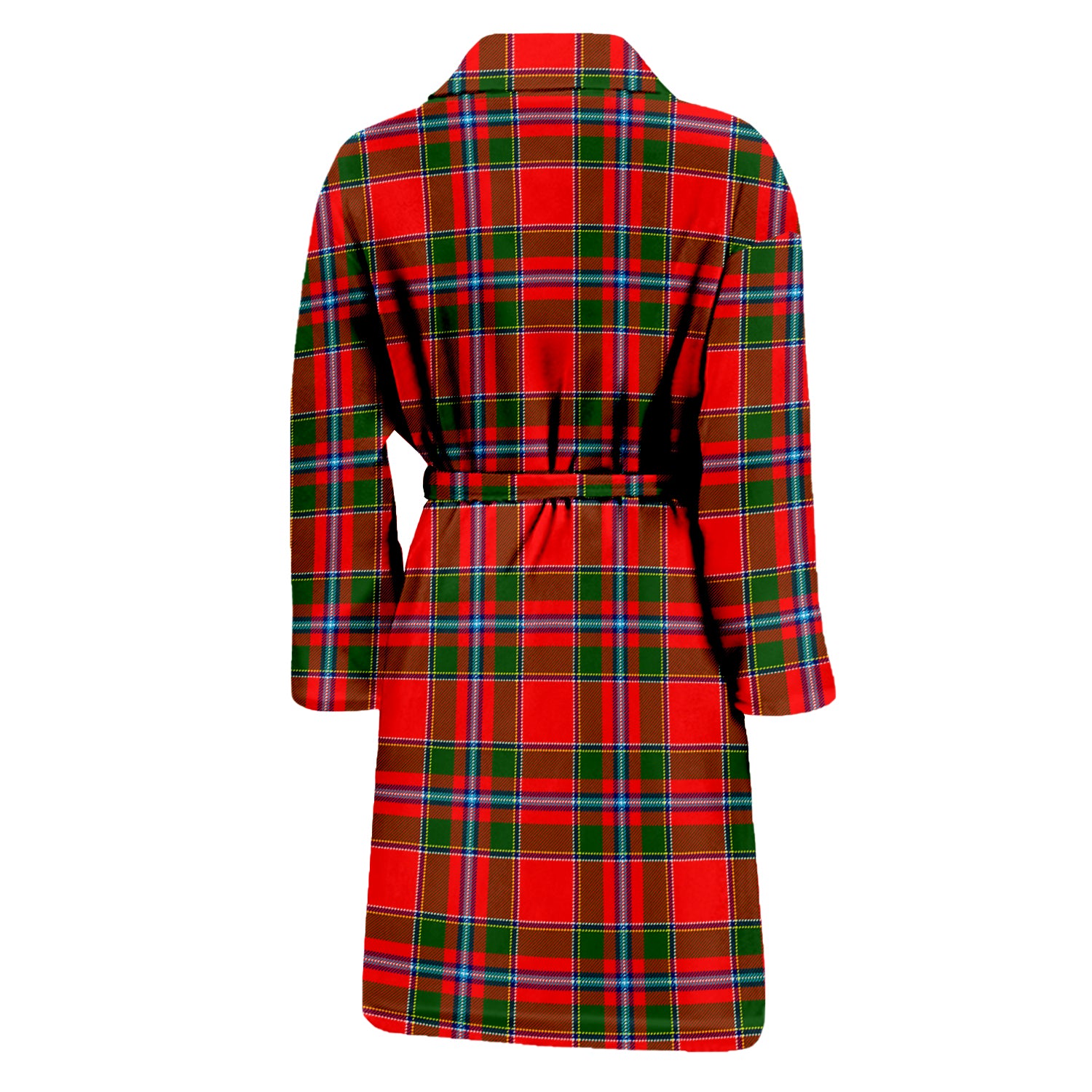 Butter Tartan Bathrobe with Family Crest - Tartan Vibes Clothing