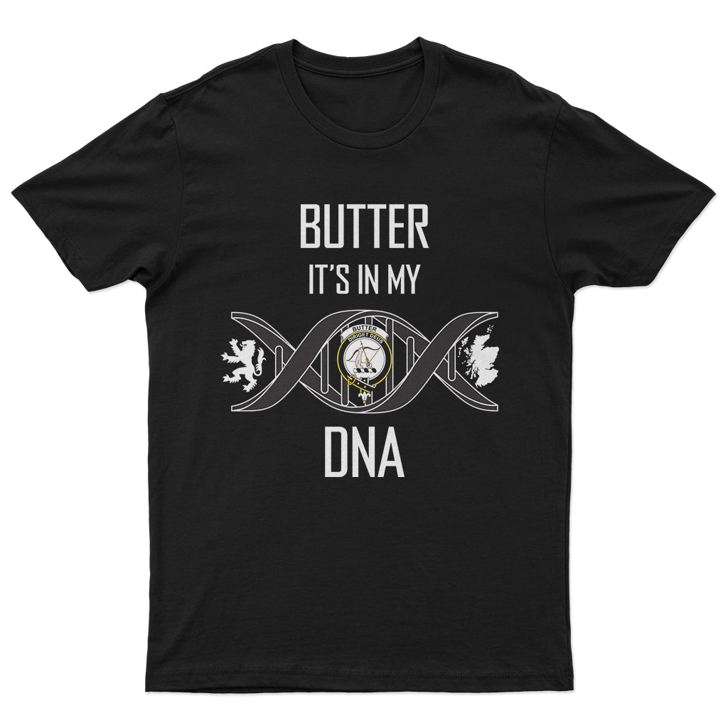 Butter Family Crest DNA In Me Mens T Shirt