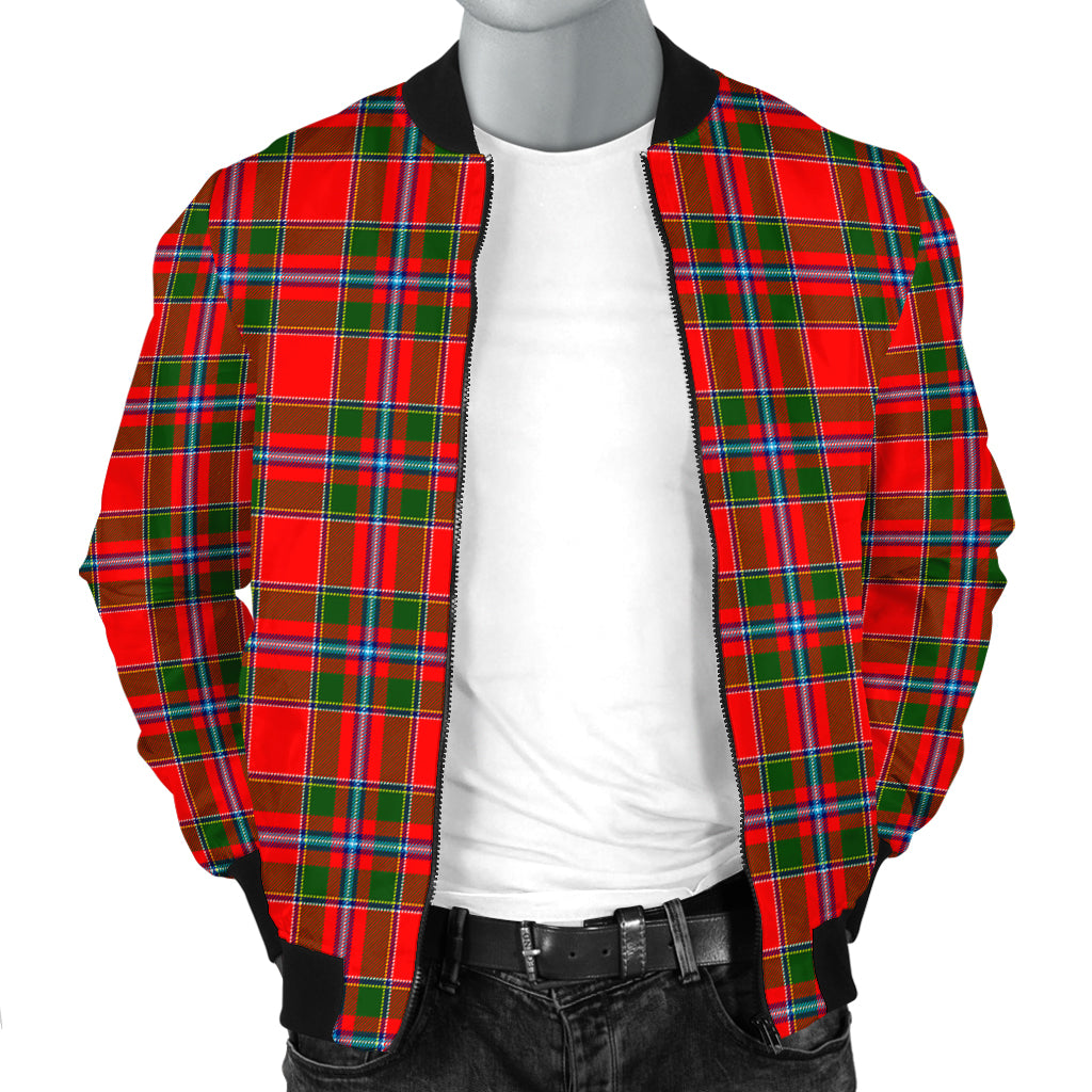 Butter Tartan Bomber Jacket