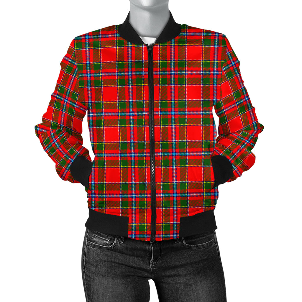 Butter Tartan Bomber Jacket