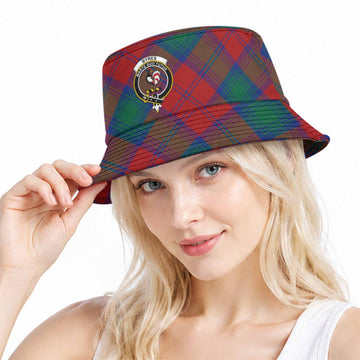 Byres (Byses) Tartan Bucket Hat with Family Crest Bucket Hat One Size - Tartan Vibes Clothing