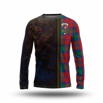 Byres (Byses) Tartan Family Crest Long Sleeve T-Shirt Alba Gu Brath Be Brave Lion Ancient Style Unisex - Tartan Vibes Clothing