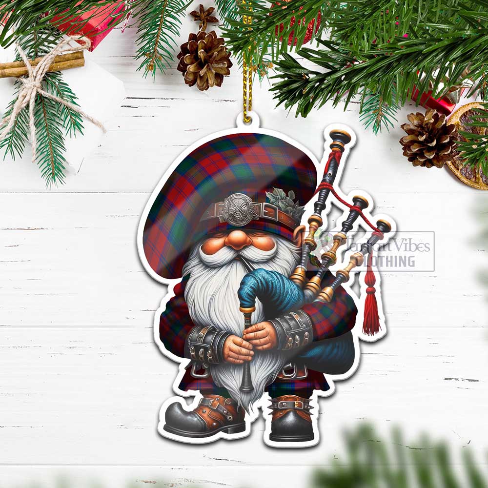 Tartan Vibes Clothing Byres (Byses) Tartan Badpiper Gnome Christmas Ornament