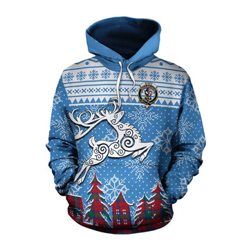 Byres (Byses) Clan Christmas Cotton Hoodie Celtic Reindeer Style