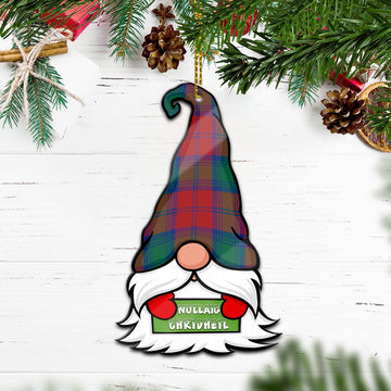 Byres (Byses) Gnome Christmas Ornament with His Tartan Christmas Hat