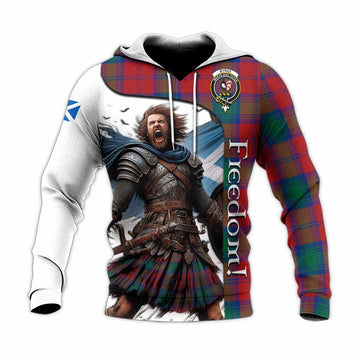 Byres (Byses) Crest Tartan Knitted Hoodie Inspired by the Freedom of Scottish Warrior