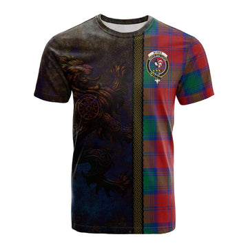 Byres (Byses) Tartan Family Crest Cotton T-shirt Alba Gu Brath Be Brave Lion Ancient Style Kid's Shirt - Tartan Vibes Clothing