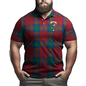 Byres (Byses) Tartan Men's Polo Shirt with Family Crest