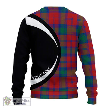 Byres (Byses) Tartan Ugly Sweater with Family Crest Circle Style