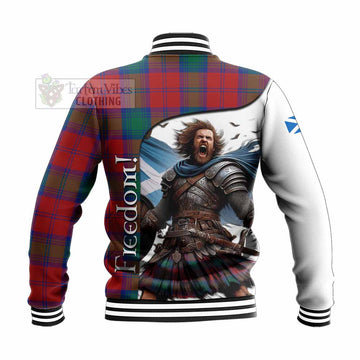 Byres (Byses) Crest Tartan Baseball Jacket Inspired by the Freedom of Scottish Warrior