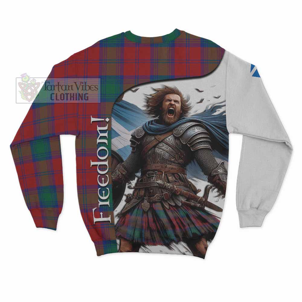 Tartan Vibes Clothing Byres (Byses) Crest Tartan Sweatshirt Inspired by the Freedom of Scottish Warrior