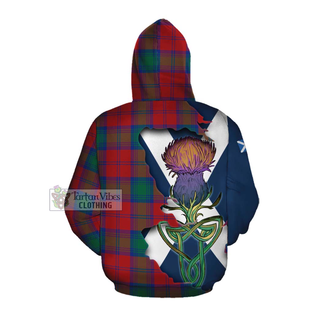 Byres (Byses) Tartan Family Crest Cotton Hoodie Scottish Thistle Celtic Inspired Pullover Hoodie - Tartan Vibes Clothing