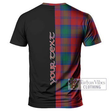 Byres (Byses) Tartan T-Shirt with Family Crest and Half Of Me Style - Tartan Vibes Clothing