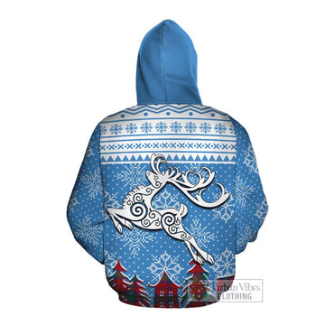 Byres (Byses) Clan Christmas Cotton Hoodie Celtic Reindeer Style