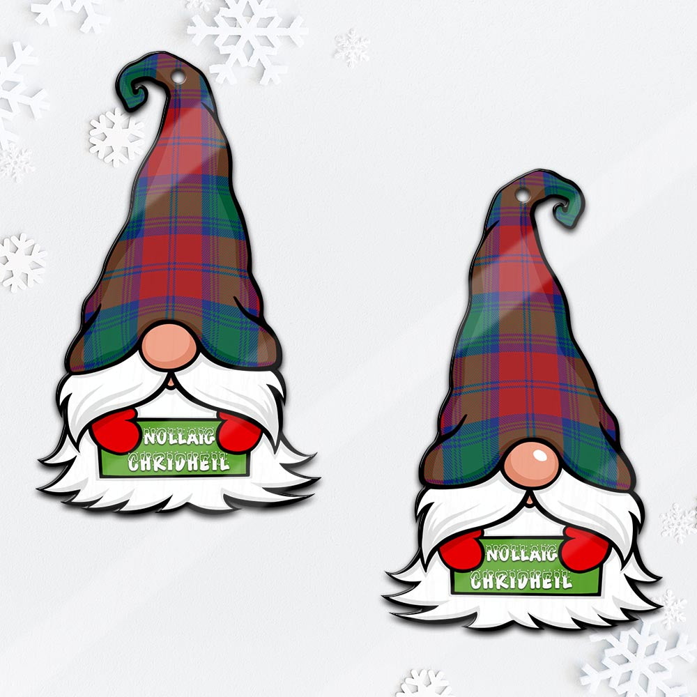 Byres (Byses) Gnome Christmas Ornament with His Tartan Christmas Hat - Tartan Vibes Clothing