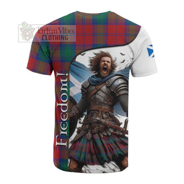 Byres (Byses) Crest Tartan Cotton T-shirt Inspired by the Freedom of Scottish Warrior