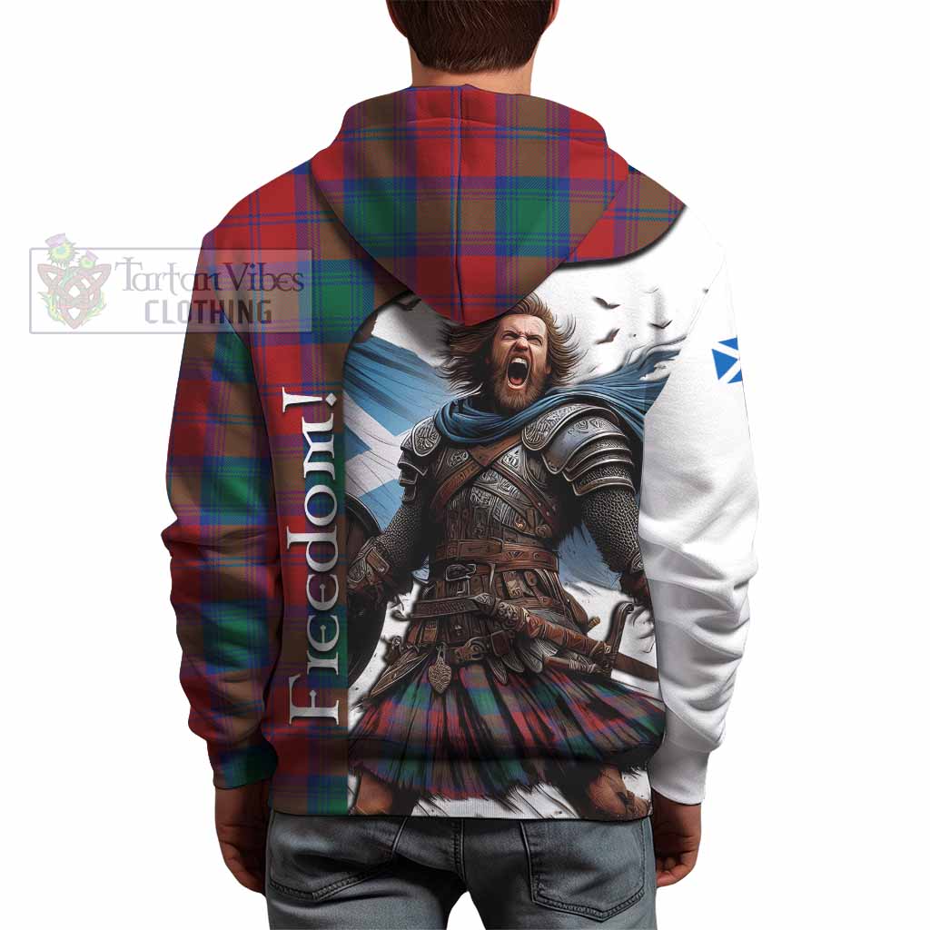 Tartan Vibes Clothing Byres (Byses) Crest Tartan Hoodie Inspired by the Freedom of Scottish Warrior