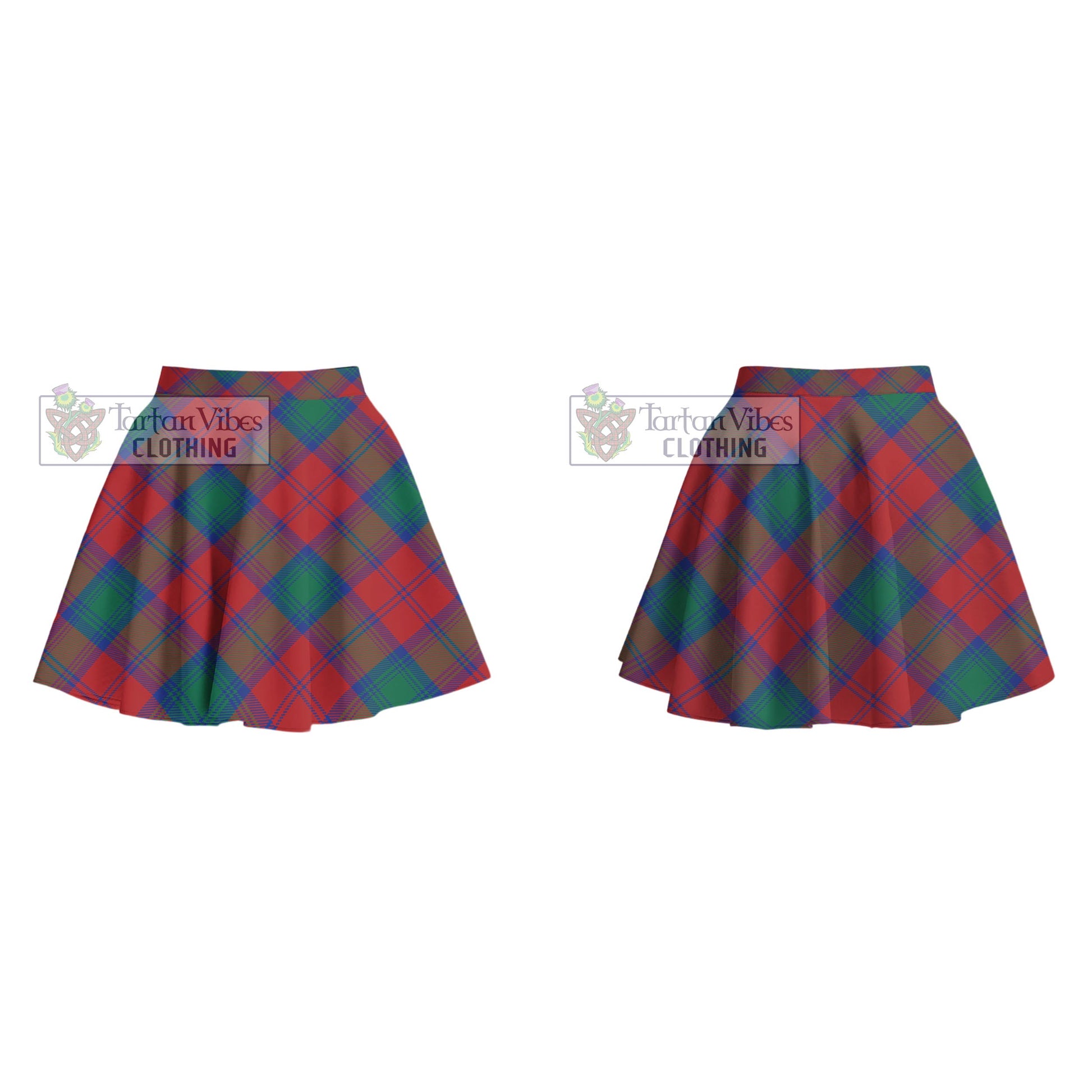 Tartan Vibes Clothing Byres (Byses) Tartan Women's Plated Mini Skirt