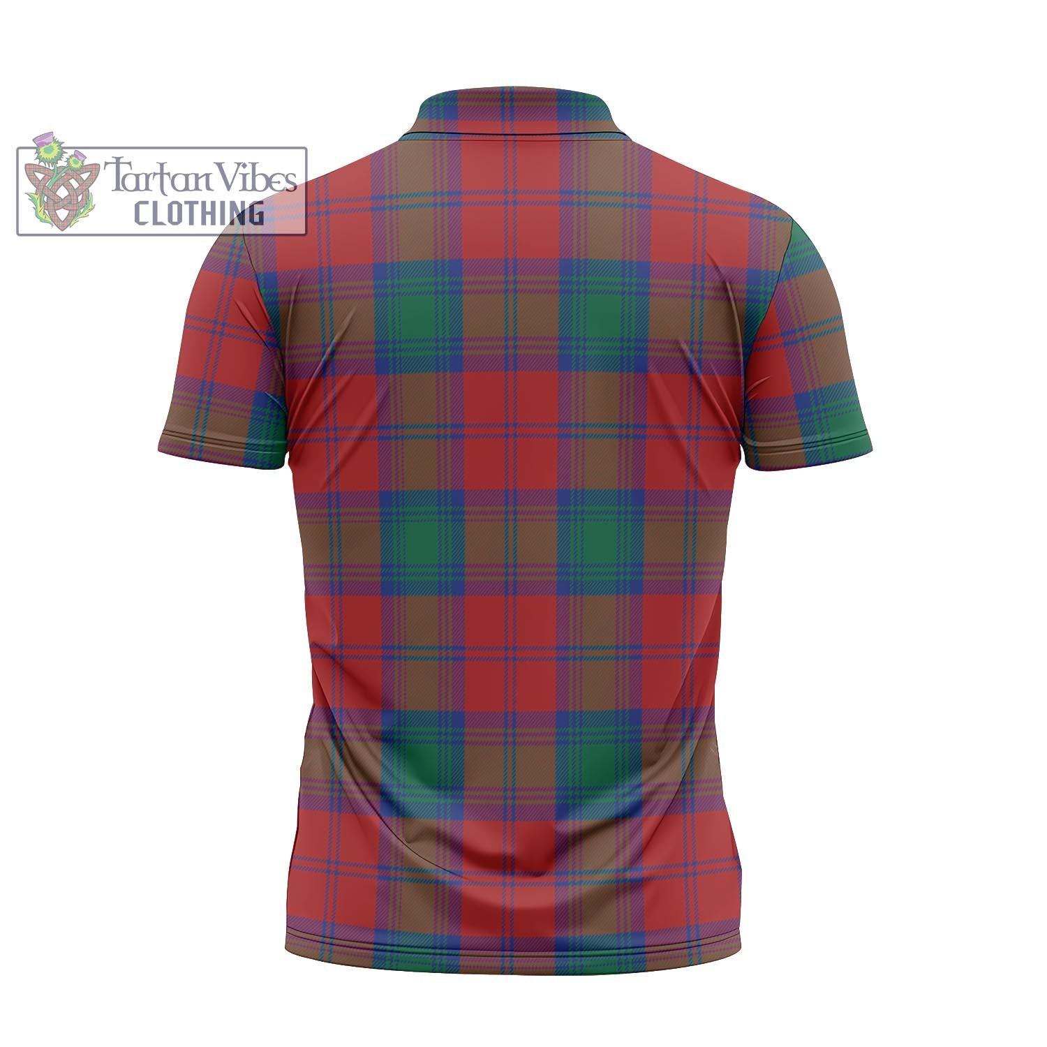 Tartan Vibes Clothing Byres (Byses) Tartan Zipper Polo Shirt