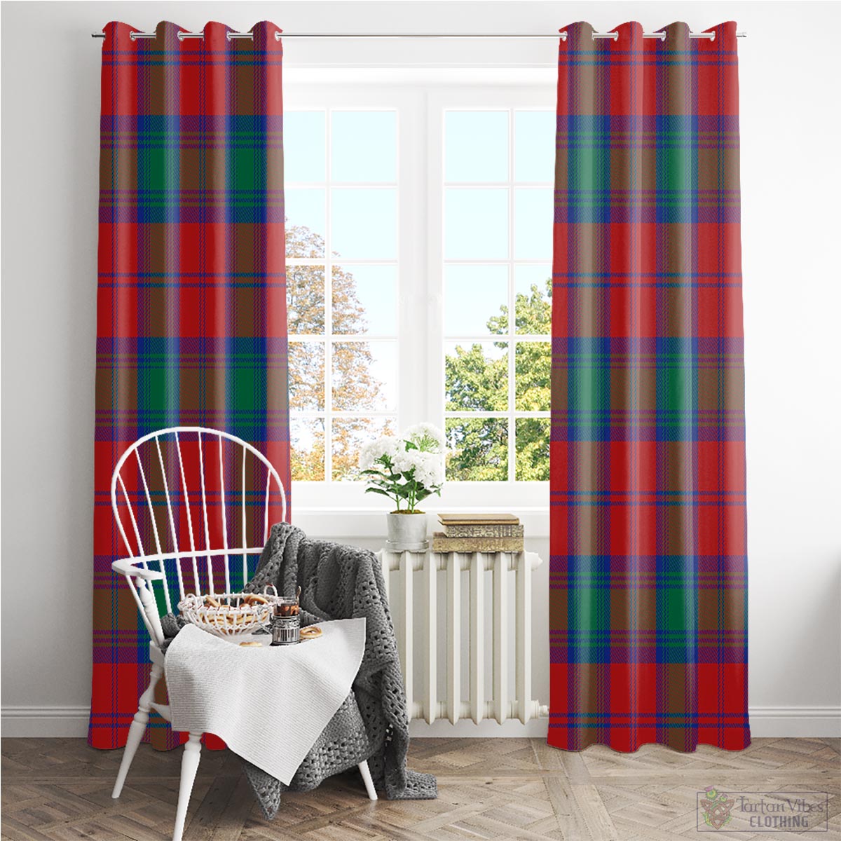 Byres (Byses) Tartan Window Curtain