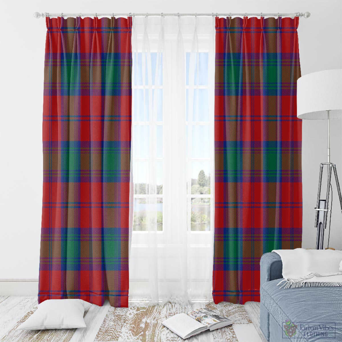 Byres (Byses) Tartan Window Curtain