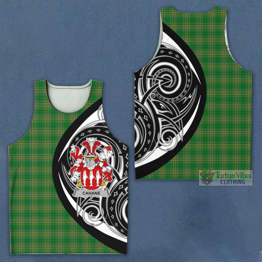Cahane Irish Clan Men's Tank Top Celtic Circle Style - Tartan Vibes Clothing