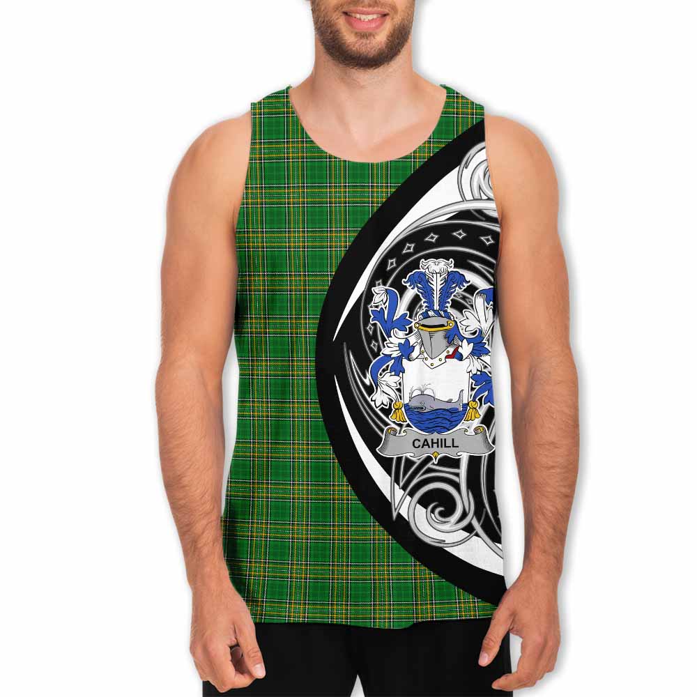 Cahill Irish Clan Men's Tank Top Celtic Circle Style Men - Tartan Vibes Clothing