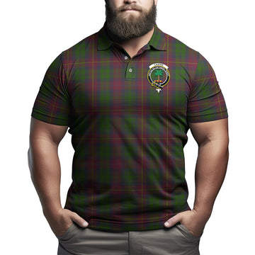 Cairns Tartan Men's Polo Shirt with Family Crest