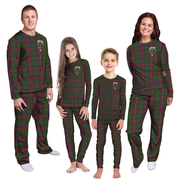 Cairns Tartan Pajamas Family Set with Family Crest Kid - Tartan Vibes Clothing