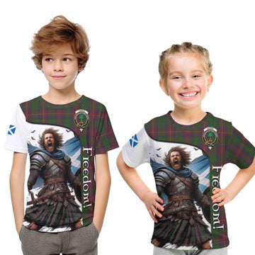 Cairns Crest Tartan Kid T-Shirt Inspired by the Freedom of Scottish Warrior Youth XL Size14 - Tartan Vibes Clothing