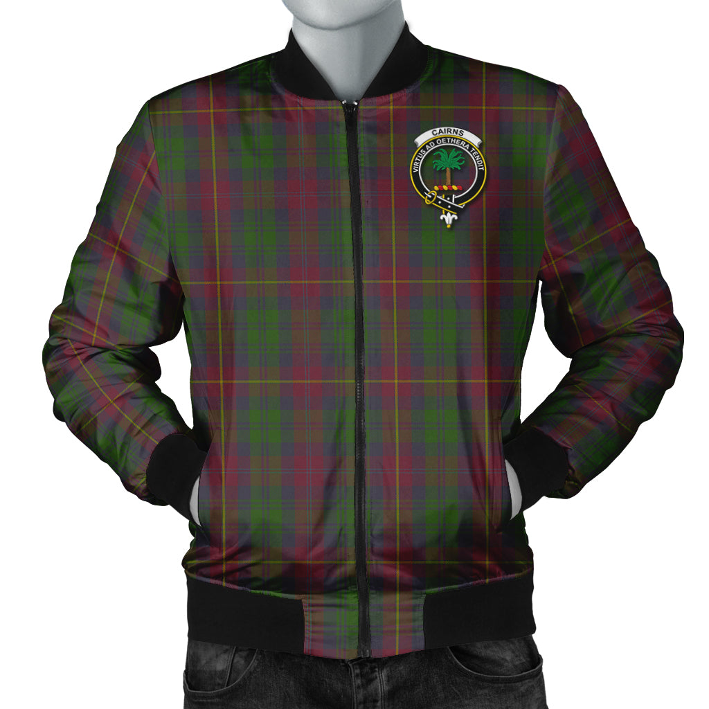 Cairns Tartan Bomber Jacket with Family Crest Unisex