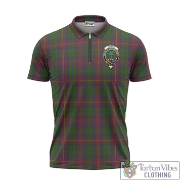 Cairns Tartan Zipper Polo Shirt with Family Crest Unisex - Tartan Vibes Clothing