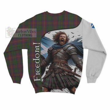 Cairns Crest Tartan Sweatshirt Inspired by the Freedom of Scottish Warrior - Tartan Vibes Clothing