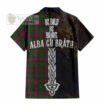 Cairns Tartan Family Crest Hawaiian Shirt Alba Gu Brath Be Brave Lion Ancient Style - Tartan Vibes Clothing