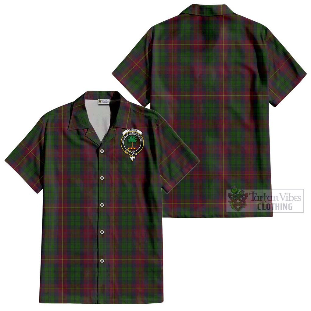 Cairns Tartan Cotton Hawaiian Shirt with Family Crest Kid - Tartan Vibes Clothing