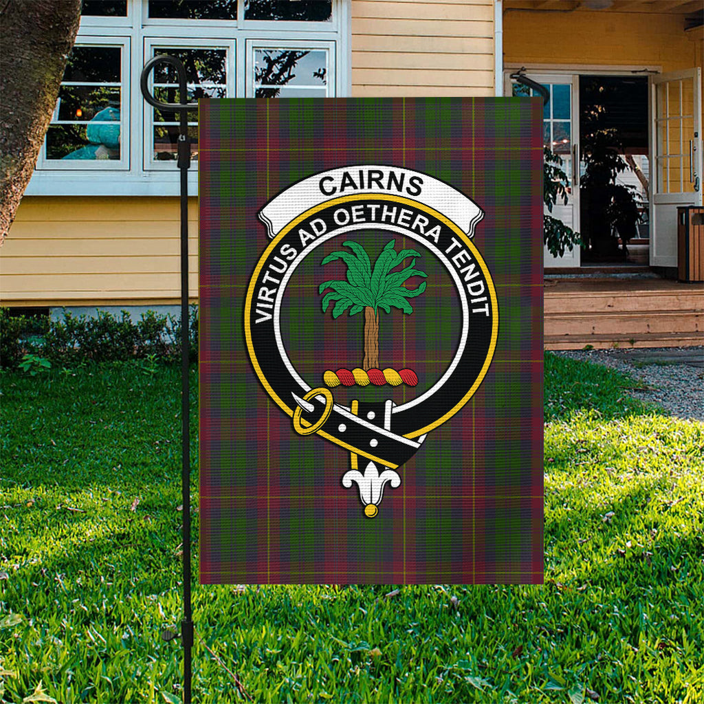 Cairns Tartan Flag with Family Crest - Tartan Vibes Clothing