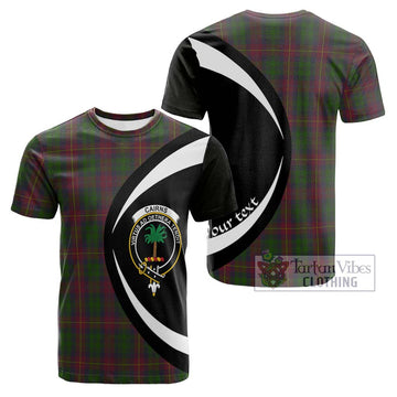 Cairns Tartan Cotton T-shirt with Family Crest Circle Style Kid's Shirt - Tartan Vibes Clothing