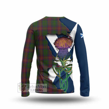 Cairns Tartan Family Crest Long Sleeve T-Shirt Scottish Thistle Celtic Inspired - Tartan Vibes Clothing