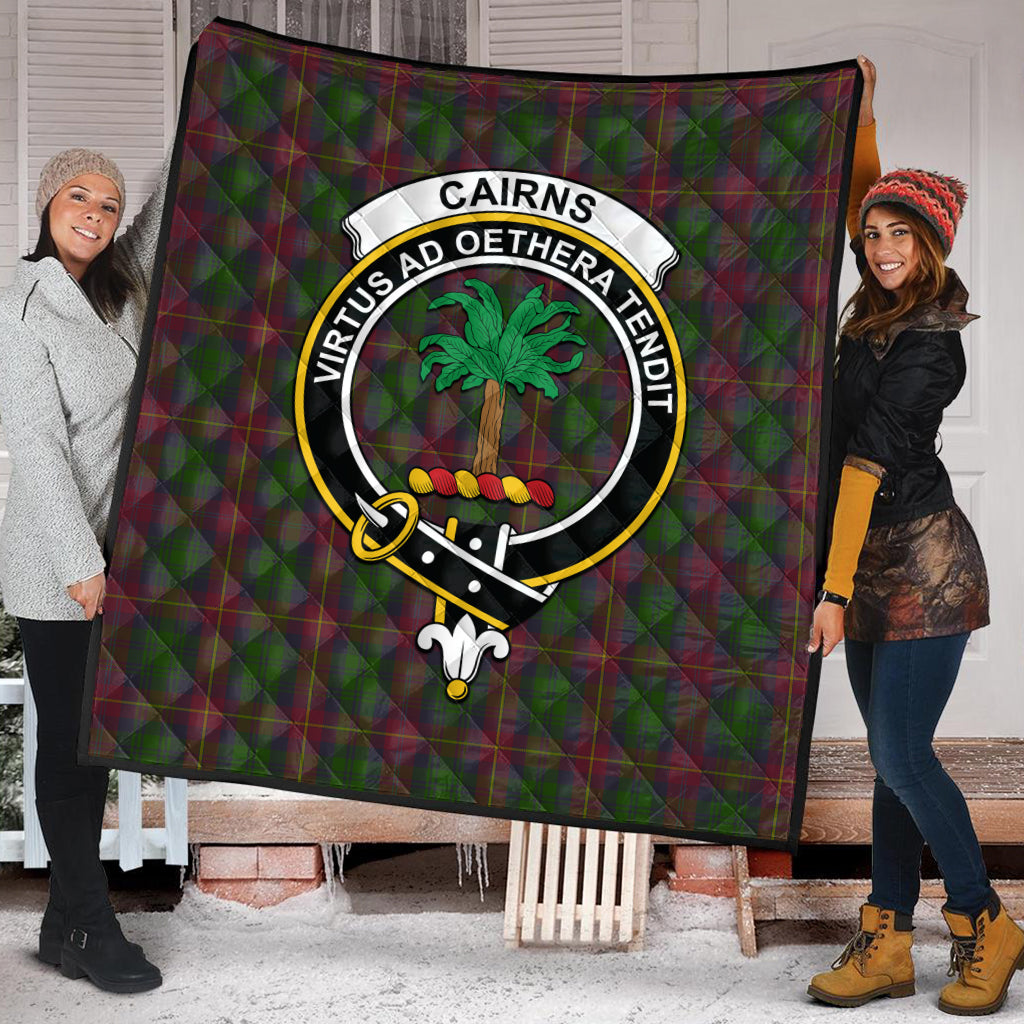 Cairns Tartan Quilt with Family Crest - Tartan Vibes Clothing