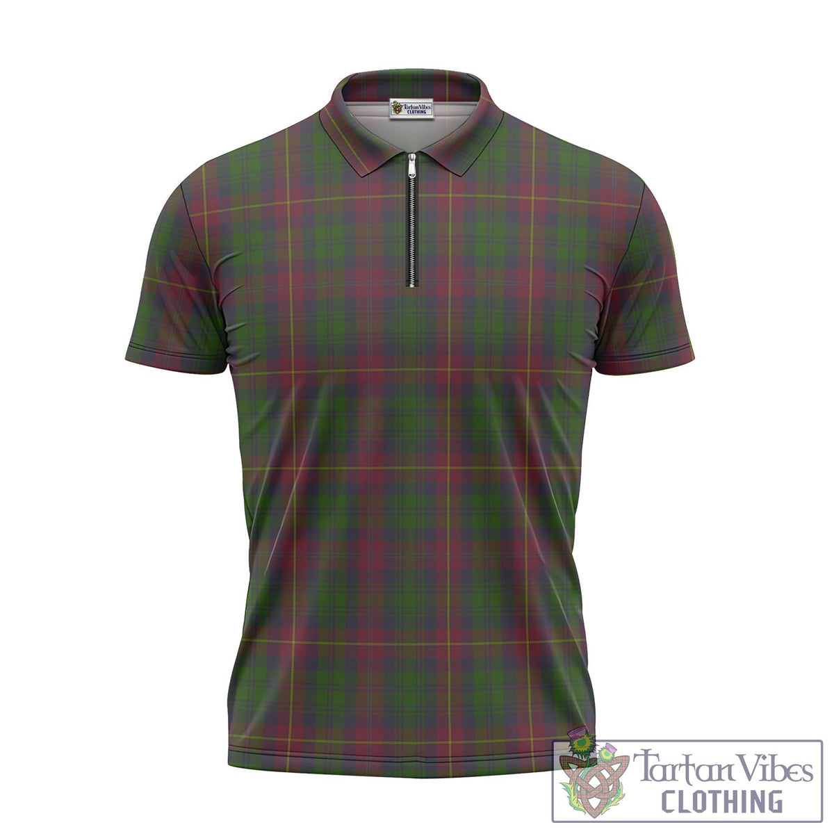 Cairns Tartan Zipper Polo Shirt - Tartan Vibes Clothing