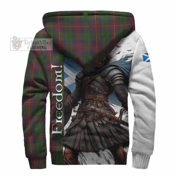 Cairns Crest Tartan Sherpa Hoodie Inspired by the Freedom of Scottish Warrior - Tartan Vibes Clothing