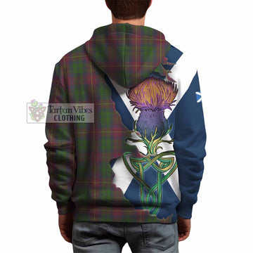 Cairns Tartan Family Crest Hoodie Scottish Thistle Celtic Inspired - Tartan Vibes Clothing